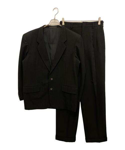 COMME des GARCONS HOMME（コムデギャルソン オム）COMME des GARCONS HOMME (コムデギャルソン オム) 90`sウール2Bジャケットセットアップ　HS-08013S ブラック サイズ:Sの古着・服飾アイテム