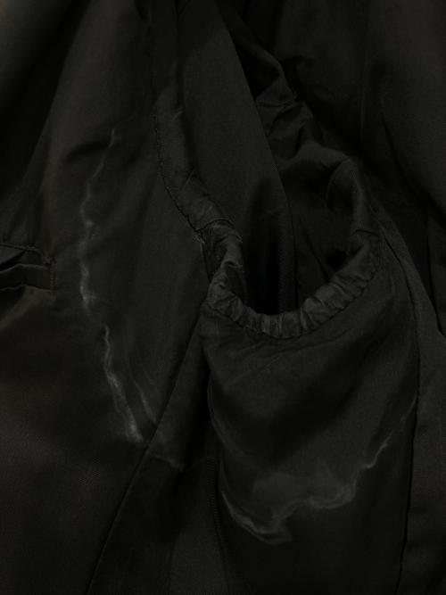 COMME des GARCONS HOMME（コムデギャルソン オム）COMME des GARCONS HOMME (コムデギャルソン オム) 90`sウール2Bジャケットセットアップ　HS-08013S ブラック サイズ:Sの古着・服飾アイテム