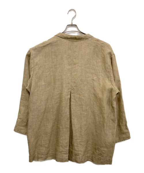 ARGUE（アーギュ）ARGUE (アーギュ) リネンテーラードジャケット ベージュ サイズ:Freeの古着・服飾アイテム