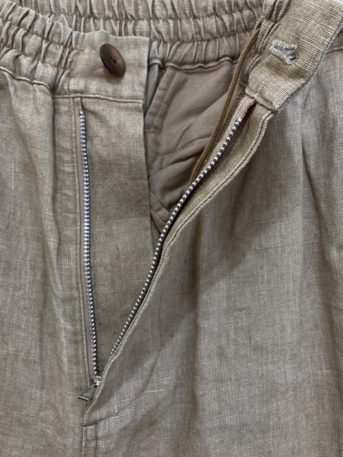 ARGUE（アーギュ）ARGUE (アーギュ) ANTIQUE DUSTY DYE LINEN PANTS ベージュ サイズ:FREEの古着・服飾アイテム