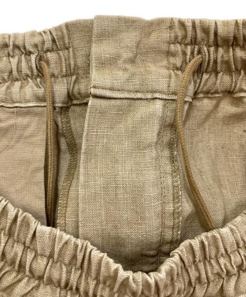 ARGUE（アーギュ）ARGUE (アーギュ) ANTIQUE DUSTY DYE LINEN PANTS ベージュ サイズ:FREEの古着・服飾アイテム