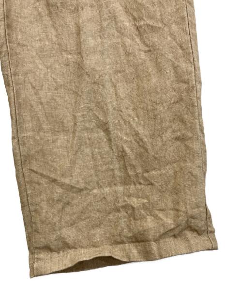 ARGUE（アーギュ）ARGUE (アーギュ) ANTIQUE DUSTY DYE LINEN PANTS ベージュ サイズ:FREEの古着・服飾アイテム