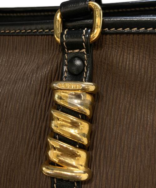 LOEWE（ロエベ）LOEWE (ロエベ) ベラスケストートバッグ ブラウンの古着・服飾アイテム