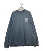 THE NORTH FACEザ ノース フェイス）の古着「L/S STANDARD LOGO TEE」｜グレー