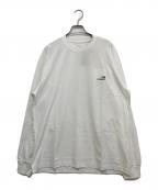 THE NORTH FACEザ ノース フェイス）の古着「L/S STANDARD LOGO TEE　NT32636R」｜ホワイト