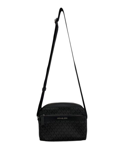 MICHAEL KORS（マイケルコース）MICHAEL KORS (マイケル・コース) ユーティリティークロスボディショルダーバッグ ブラックの古着・服飾アイテム