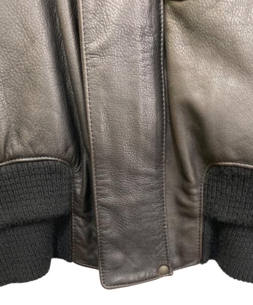 KADOYA（カドヤ）KADOYA (カドヤ) AERO NEXUSレザージャケット ブラック サイズ:46の古着・服飾アイテム