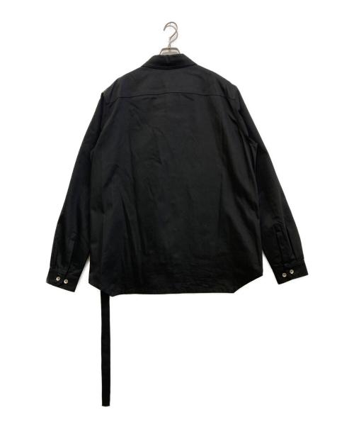 RICK OWENS DRKSHDW（リックオウエンス ダークシャドウ）RICK OWENS DRKSHDW (リックオウエンス ダークシャドウ) WOVE NOUTER SHIRTS　DU02B4755-TW ブラック サイズ:Lの古着・服飾アイテム