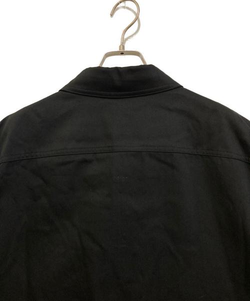 RICK OWENS DRKSHDW（リックオウエンス ダークシャドウ）RICK OWENS DRKSHDW (リックオウエンス ダークシャドウ) WOVE NOUTER SHIRTS　DU02B4755-TW ブラック サイズ:Lの古着・服飾アイテム