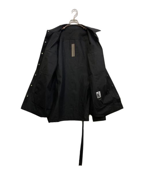 RICK OWENS DRKSHDW（リックオウエンス ダークシャドウ）RICK OWENS DRKSHDW (リックオウエンス ダークシャドウ) WOVE NOUTER SHIRTS　DU02B4755-TW ブラック サイズ:Lの古着・服飾アイテム