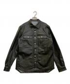 RICK OWENSリックオウエンス）の古着「OUTER SHIRT　RU01D3729-SCT」｜ブラック
