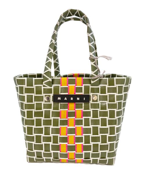 MARNI（マルニ）MARNI (マルニ) MICRO BASKET BAG BORSA グリーンの古着・服飾アイテム