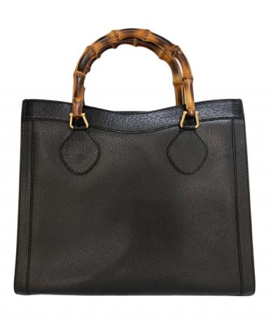 中古・古着通販】GUCCI (グッチ) バンブー レザー ハンドバッグ 002