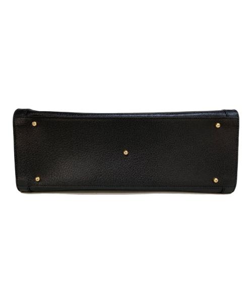 GUCCI（グッチ）GUCCI (グッチ) バンブー レザー ハンドバッグ　002・1186 ブラックの古着・服飾アイテム