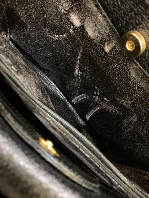 GUCCI（グッチ）GUCCI (グッチ) バンブー レザー ハンドバッグ　002・1186 ブラックの古着・服飾アイテム
