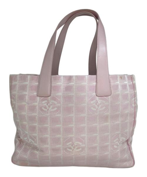 CHANEL（シャネル）CHANEL (シャネル) ニュートラベルラインMM/トートバッグ ピンクの古着・服飾アイテム