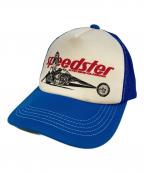 Hysteric Glamourヒステリックグラマー）の古着「Speedster Mesh Cap　02221QH05」｜ブルー