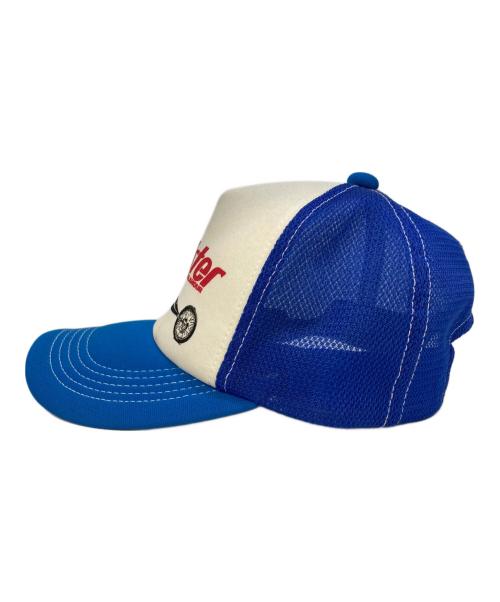 Hysteric Glamour（ヒステリックグラマー）Hysteric Glamour (ヒステリックグラマー) Speedster Mesh Cap　02221QH05 ブルーの古着・服飾アイテム
