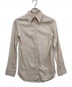 MADISON BLUEマディソンブルー）の古着「HIGH COLLAR MADAME SHIRT」｜ピンク