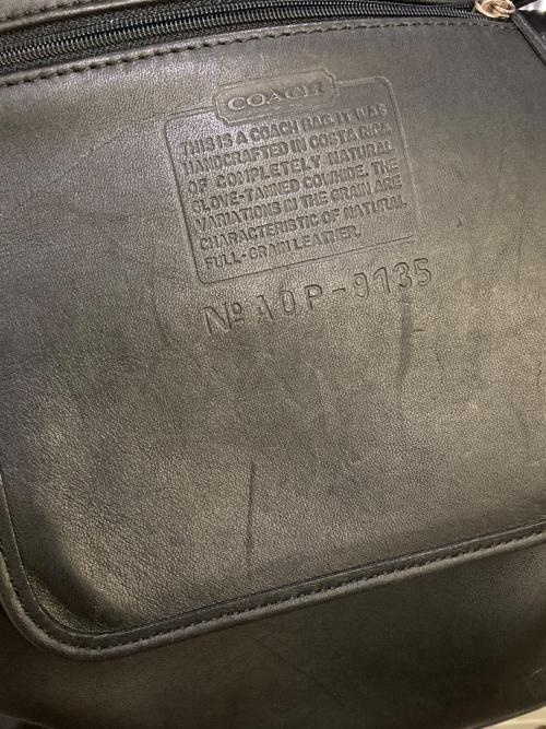 COACH（コーチ）COACH (コーチ) レザーショルダーバッグ ブラックの古着・服飾アイテム