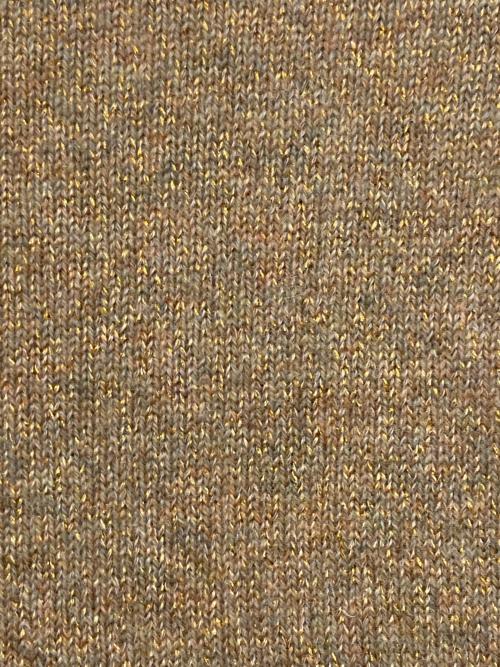 extreme cashmere（エクストリーム カシミア）extreme cashmere (エクストリーム カシミア) カシミヤ混ラメニット ベージュ サイズ:不明(実寸をご参考下さい)の古着・服飾アイテム