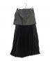 theory luxe (セオリーリュクス) CHINTZED SATIN プリーススカート ブラック サイズ:38：8000円