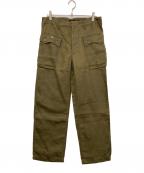 The Stevenson Overall Co.スティーブンソン オーバーオールズ）の古着「リネンモンキーパンツ」｜グリーン