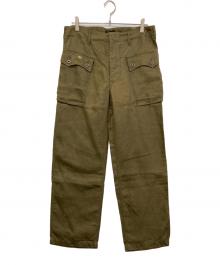 The Stevenson Overall Co.（スティーブンソン オーバーオールズ）の古着「リネンモンキーパンツ」｜グリーン