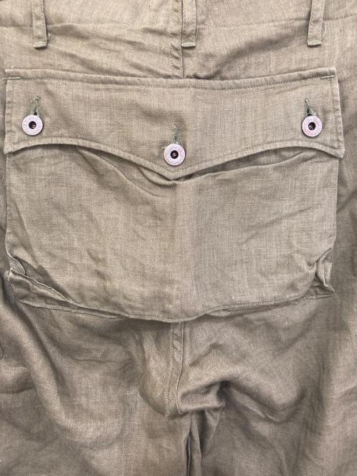 The Stevenson Overall Co.（スティーブンソン オーバーオールズ）The Stevenson Overall Co. (スティーブンソン オーバーオールズ) リネンモンキーパンツ グリーン サイズ:30の古着・服飾アイテム