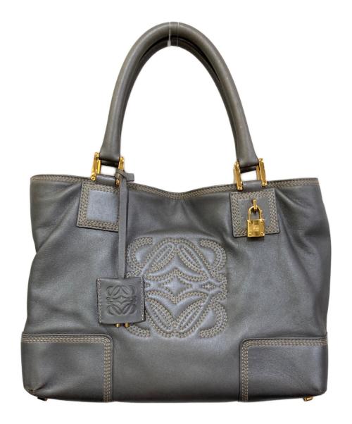 LOEWE（ロエベ）LOEWE (ロエベ) フスタハンドバッグ グレーの古着・服飾アイテム