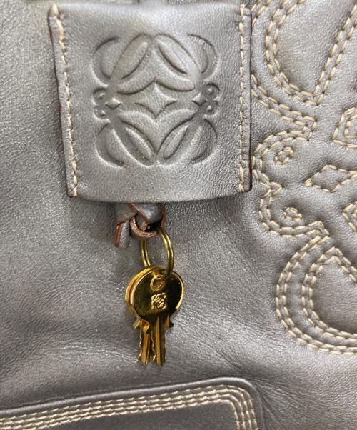 LOEWE（ロエベ）LOEWE (ロエベ) フスタハンドバッグ グレーの古着・服飾アイテム
