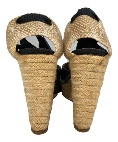 Christian Louboutin（クリスチャン・ルブタン）Christian Louboutin (クリスチャン・ルブタン) エスパドリーユ ブラック サイズ:39の古着・服飾アイテム