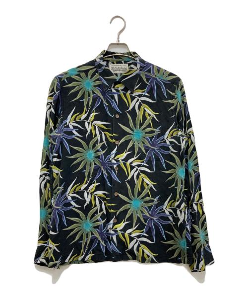 WACKO MARIA（ワコマリア）WACKO MARIA (ワコマリア) 長袖アロハシャツ ブラック サイズ:Lの古着・服飾アイテム