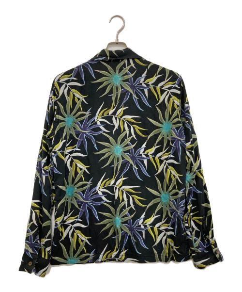 WACKO MARIA（ワコマリア）WACKO MARIA (ワコマリア) 長袖アロハシャツ ブラック サイズ:Lの古着・服飾アイテム
