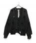 doublet（ダブレット）の古着「DESTROYED CARDIGAN」｜ブラック
