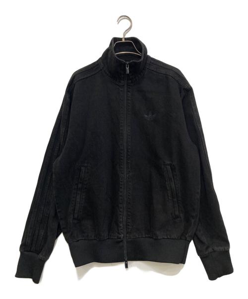 adidas（アディダス）adidas (アディダス) プレミアムデニムファイヤーバードトラックトップ　IT7461 ブラック サイズ:Mの古着・服飾アイテム