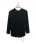 ANCELLM（アンセルム）の古着「DAMAGE WAFFLE CREW LS T-SHIRT ANC-CT56」｜ブラック