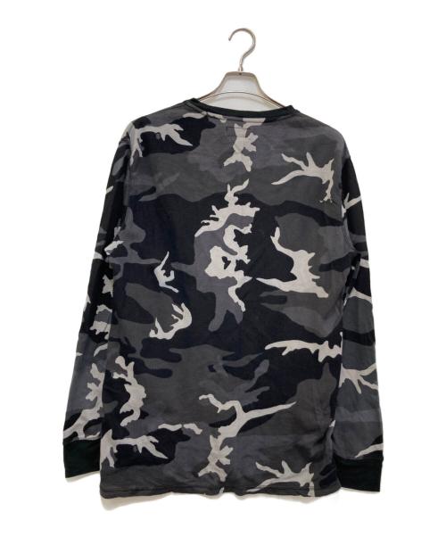 POLO RALPH LAUREN（ポロ・ラルフローレン）POLO RALPH LAUREN (ポロ・ラルフローレン) カモ柄サーマルカットソー ブラック サイズ:XLの古着・服飾アイテム