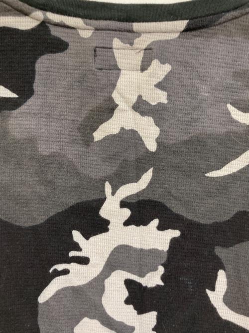 POLO RALPH LAUREN（ポロ・ラルフローレン）POLO RALPH LAUREN (ポロ・ラルフローレン) カモ柄サーマルカットソー ブラック サイズ:XLの古着・服飾アイテム