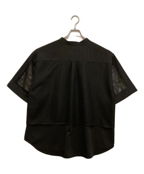 SUM1 STYLE（スミスタイル）SUM1 STYLE (スミスタイル) メッシュ切替シャツ ブラック サイズ:Freeの古着・服飾アイテム