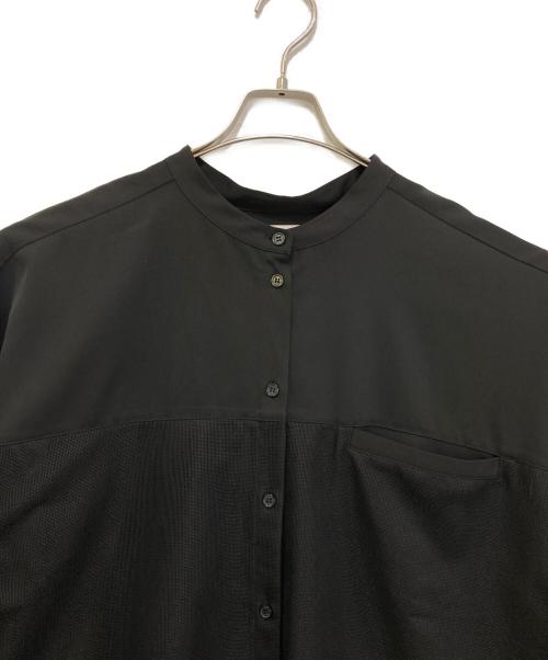 SUM1 STYLE（スミスタイル）SUM1 STYLE (スミスタイル) メッシュ切替シャツ ブラック サイズ:Freeの古着・服飾アイテム