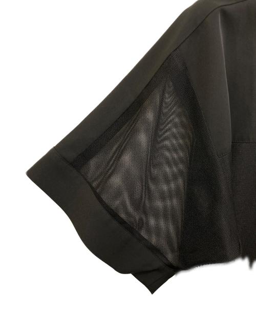 SUM1 STYLE（スミスタイル）SUM1 STYLE (スミスタイル) メッシュ切替シャツ ブラック サイズ:Freeの古着・服飾アイテム