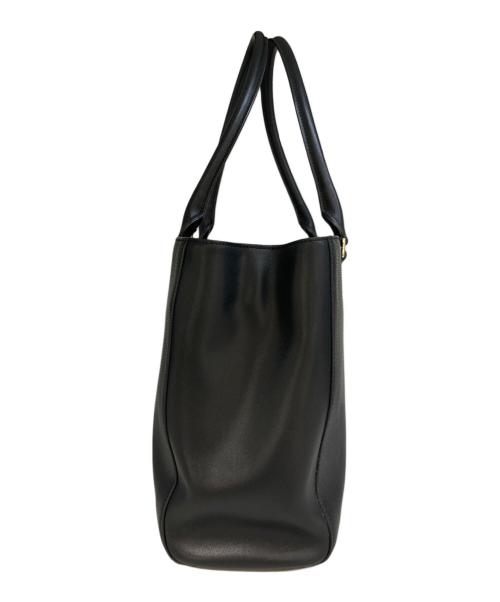 PAUL SMITH（ポールスミス）PAUL SMITH (ポールスミス) レザートートバッグ ブラックの古着・服飾アイテム