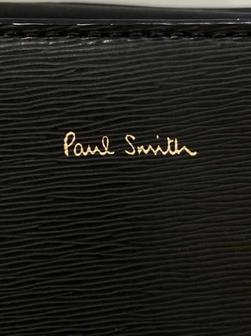 PAUL SMITH（ポールスミス）PAUL SMITH (ポールスミス) レザートートバッグ ブラックの古着・服飾アイテム