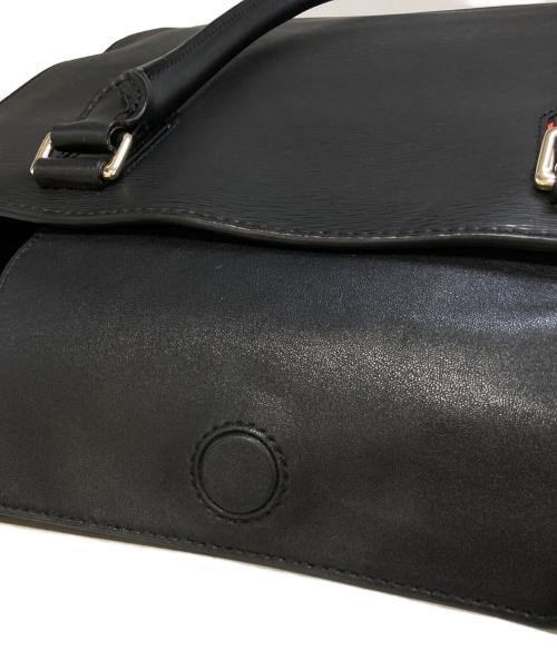 PAUL SMITH（ポールスミス）PAUL SMITH (ポールスミス) レザートートバッグ ブラックの古着・服飾アイテム