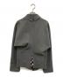 ISSEY MIYAKE (イッセイミヤケ) 切替ボンディングテーラードジャケット　IM54FD501 カーキ サイズ:1：12000円