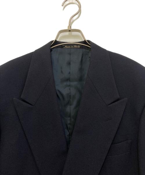 GIORGIO ARMANI（ジョルジョアルマーニ）GIORGIO ARMANI (ジョルジョアルマーニ) 金釦ウールカシミヤダブルジャケット ネイビー サイズ:46Rの古着・服飾アイテム