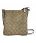 COACH (コーチ) シグネチャーロゴショルダーバッグ　F58309 ベージュ：6000円