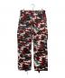 SUPREME（シュプリーム）の古着「Digital Camo Cargo Pant」｜レッド
