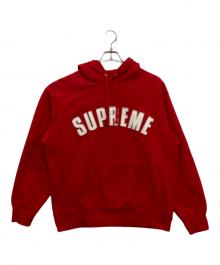 SUPREME（シュプリーム）の古着「Pearl Logo Hooded Swatshirt」｜レッド